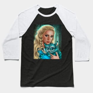 Alice in Wonderland Baseball T-Shirt